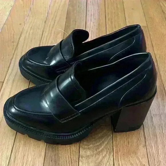 Madden Girl Women's Black Loafers Size 9 Round Toe Casual Flats - Picture 3 of 7